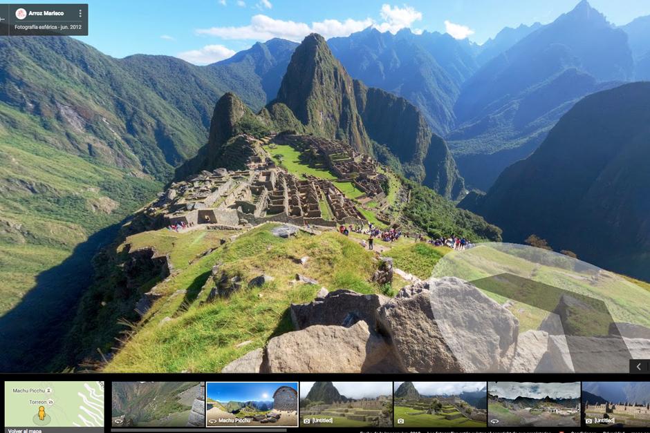 Las ruinas de la ciudadela inca de Machu Picchu ya puede ser recorrida de manera virtual mediante la herramienta de Google Street View. (Foto: Google Street View)