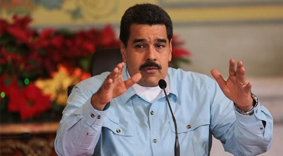 Nicolás Maduro, en una traducción libre de sus propias palabras, llamó a Donald Trump "the father of the pelucons" (Foto: globovision.com)