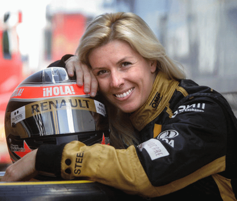 María Villota, expiloto de F1 falleció a los 33 años en Sevilla, España. (AFP)