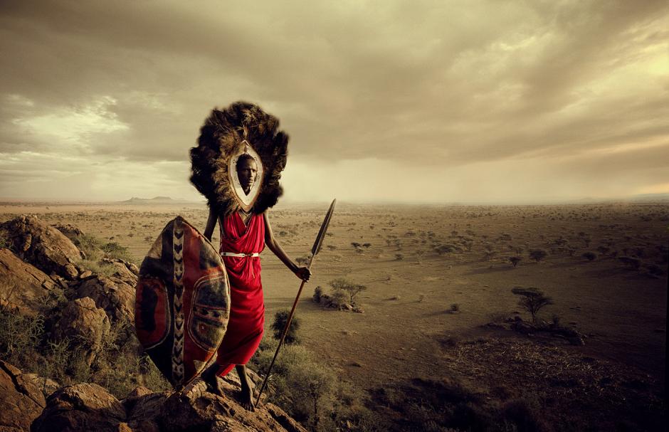 Los Maasai de Súdan son una de las últimas tribus guerreras del mundo. (Jimmy Nelson)