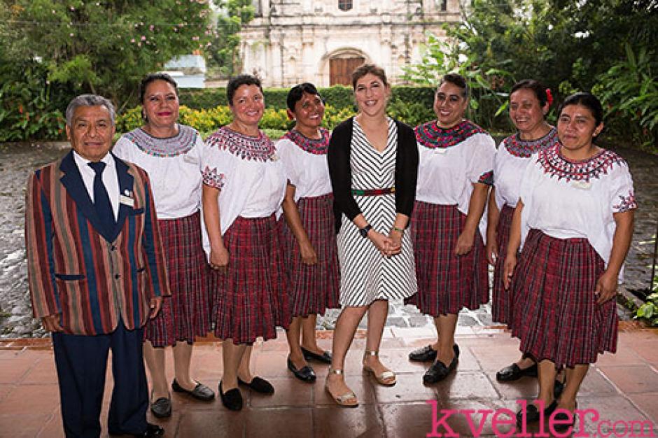 Encantada por la cultura guatemalteca, la actriz Mayim Bialik visitó el país. &nbsp;(Foto: Mayim Bialik)