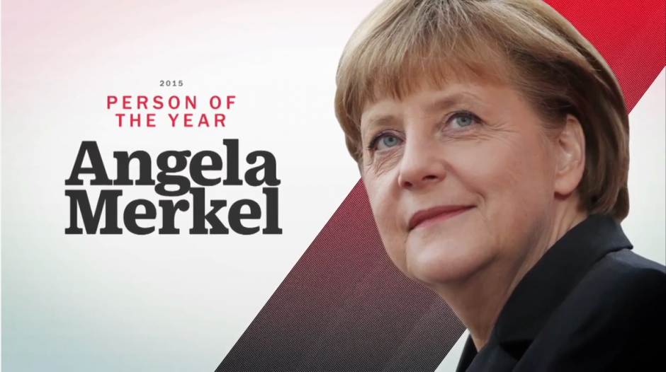 La canciller alemana fue denominada Personaje del año por su apoyo a refugiados sirios. (Imagen: Revista Time)