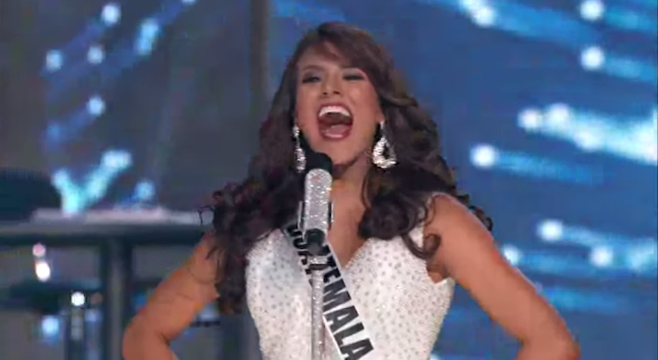 Así lució Miss Guatemala en la semifinal de Miss Universo