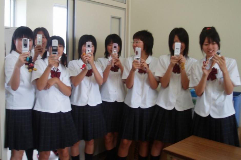 estudiantes de secundaria japoneses