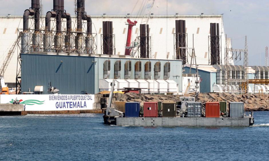 Las instalaciones de Puerto Quetzal son una de las principales entradas de mercancías en el país. (Foto: Embajada EEUU)