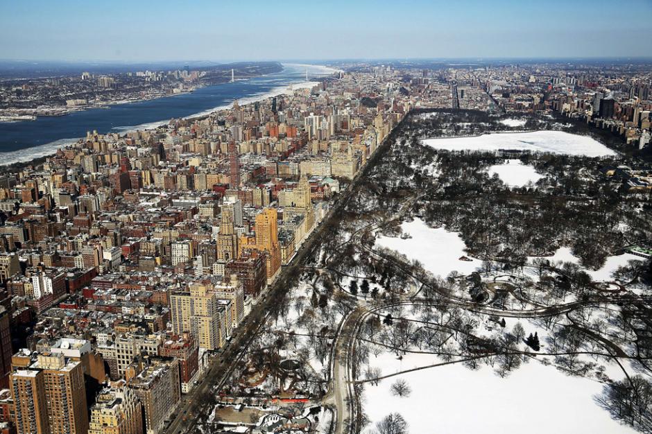 Nueva York registra bajas temperaturas que no se registraban en décadas. &nbsp;(Foto AFP)