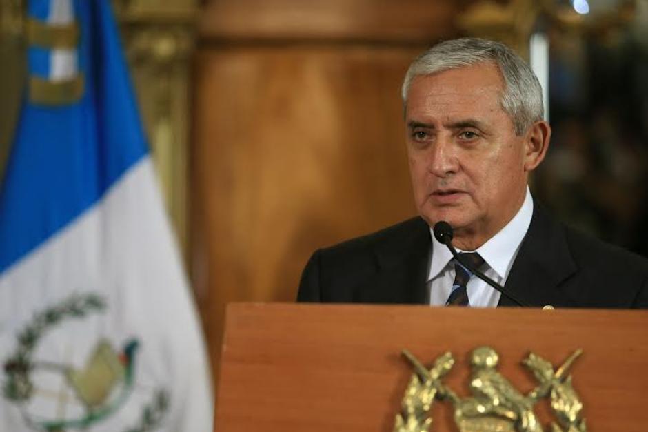 El presidente Otto Pérez Molina se aferra en el cargo y afirma que no renunciará. (Foto: Archivo/Soy502)&nbsp;