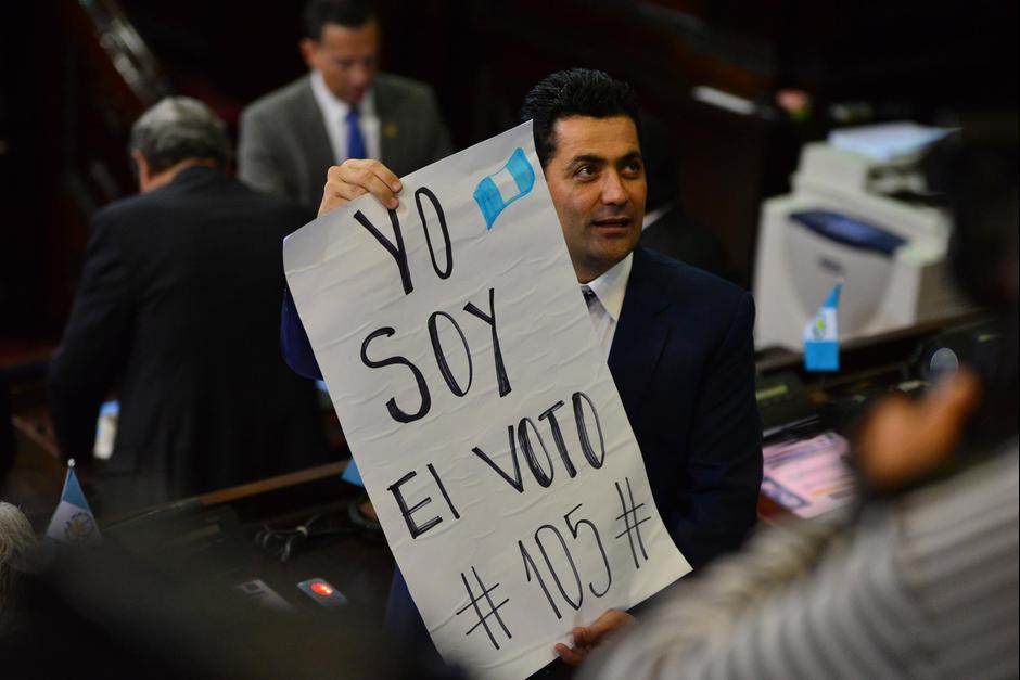 Óscar Chinchilla es la opción del oficialismo para buscar la presidencia del Congreso. (Foto: Archivo/Soy502)