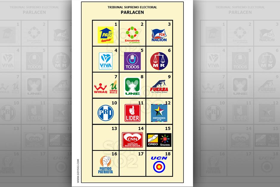 Así quedaron las primeras papeletas para las próximas elecciones Soy502