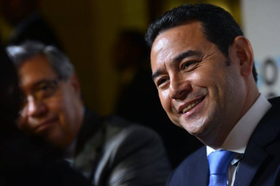 Jimmy Morales resultó electo Presidente de Guatemala el 26 de octubre de 2015 al obtener más de 2.7 millones de votos en la Segunda Vuelta Electoral. (Foto Archivo/Soy502)