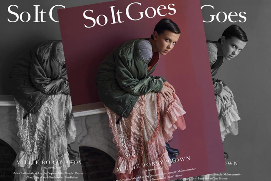 Millie Bobby Brown debuta con su primera portada de revista. (Foto: Instagram)