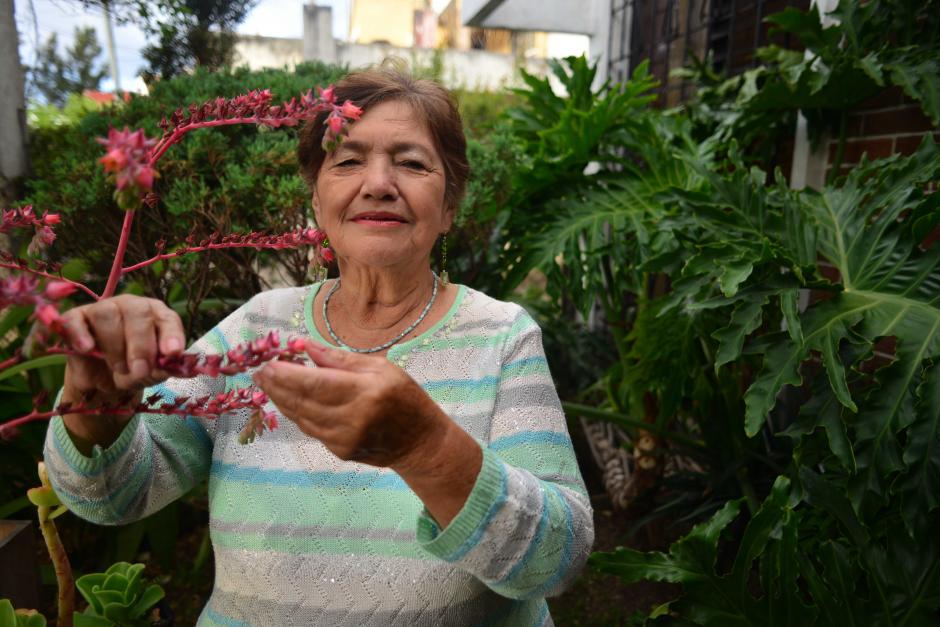 Rosalba Aqueche se muestra optimista, pese a haber sido diagnosticada con Párkinson hace dos años. (Foto Jesús Alfonso/Soy502)