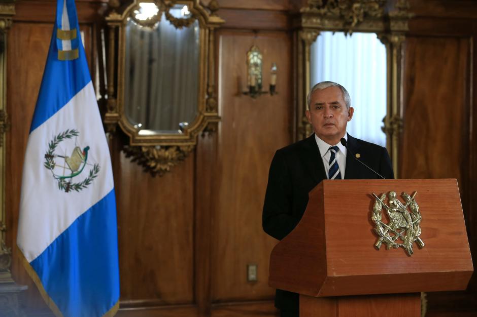 El presidente Otto Pérez Molina aseguró que pedirá una reunión con el Cacif para que ellos sean más puntuales en sus peticiones. (Foto: Presidencia)&nbsp;