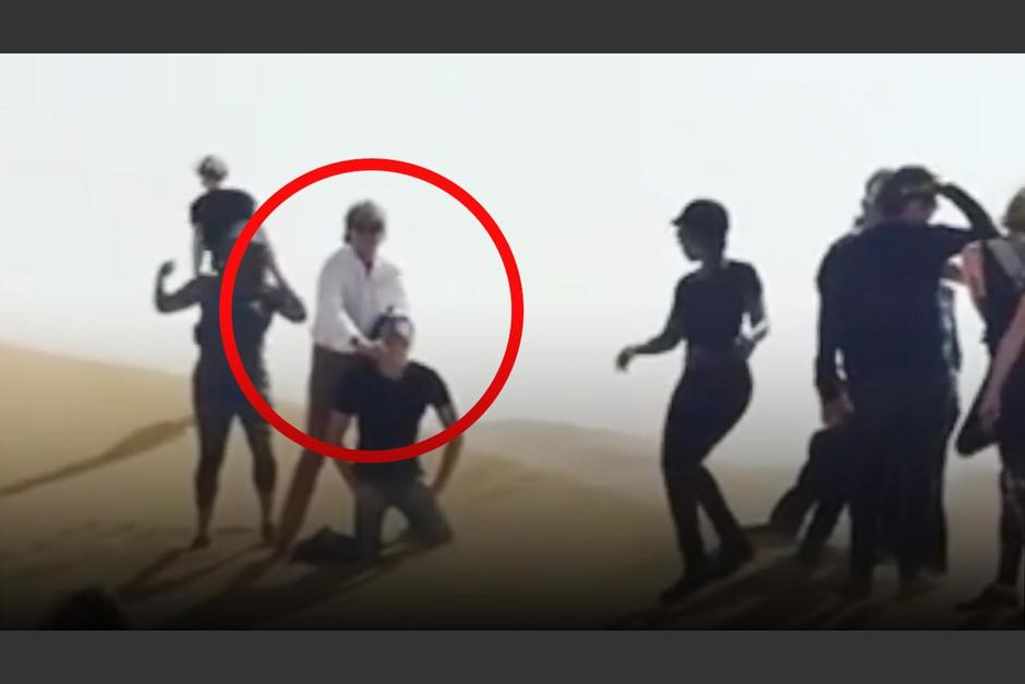 El video fue grabado en el desierto de Abu Dabi. (Foto: Mirror)