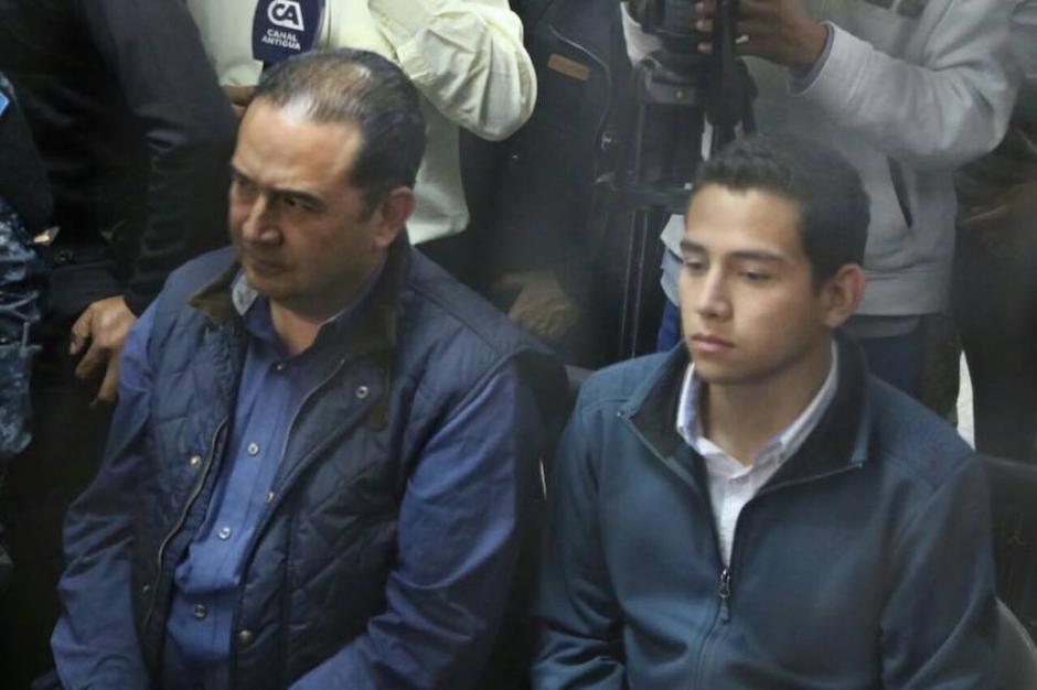 Sammy y José Manuel Morales, en tribunales. (Foto: Alejandro Balán/soy502)