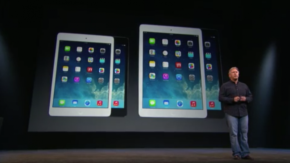 Craig Federighi, vicepresidente de Ingeniería de Software de Apple, habla del nuevo iPad Air. &nbsp;(Apple)