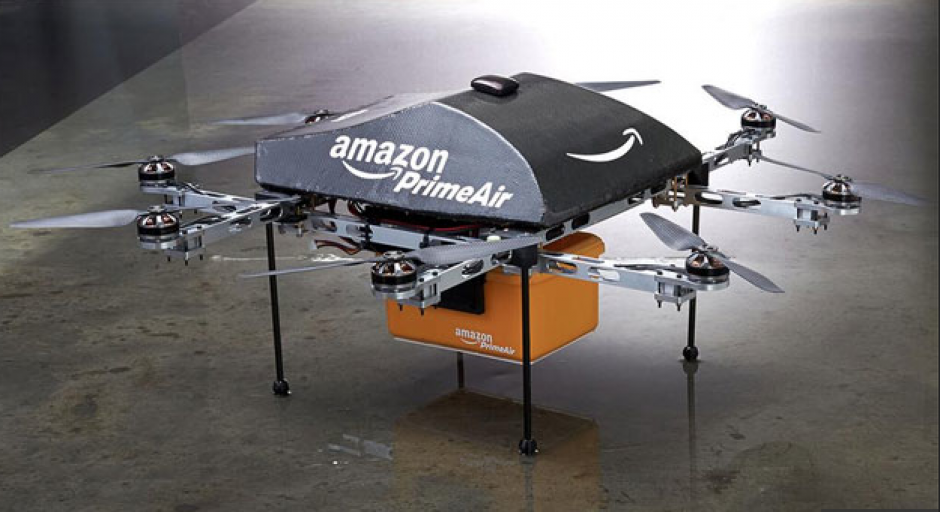Amazon planea usar mini-drones para el envío de paquetes a domicilio.