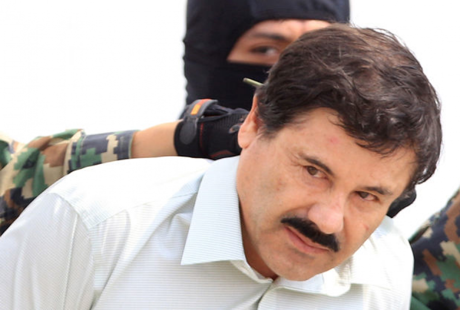 "El Chapo" Guzmán al momento de su detención. (Foto: AFP)