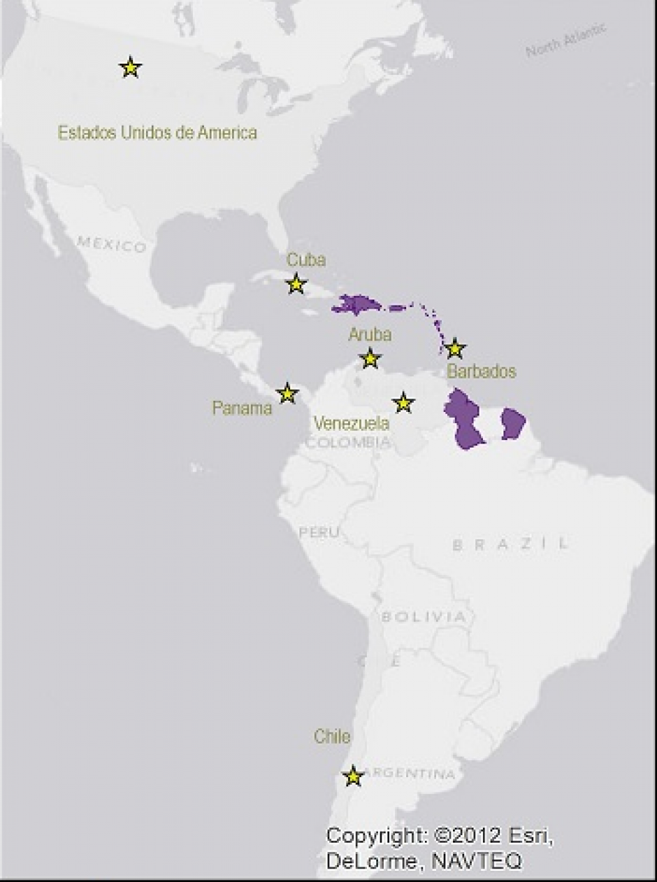 Áreas de riesgo y contagio del virus chikungunya. (Foto: OMS)