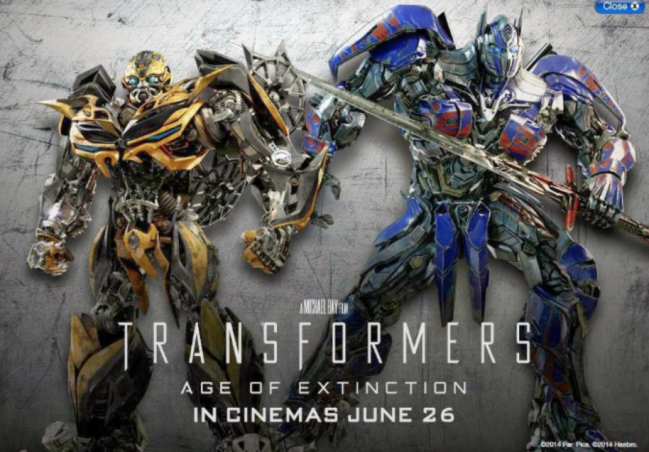 La cuarta entrega de la saga "transformers" ha sido un éxito en Estados Unidos y China.&nbsp;