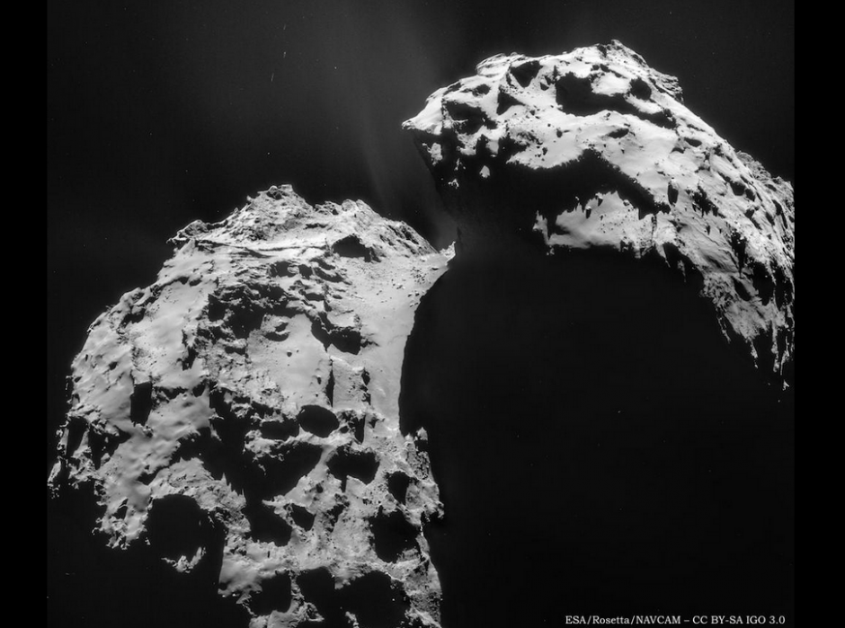 La sonda Rosetta ya pasó a 26 kilómetros del cometa 67P el pasado martes.