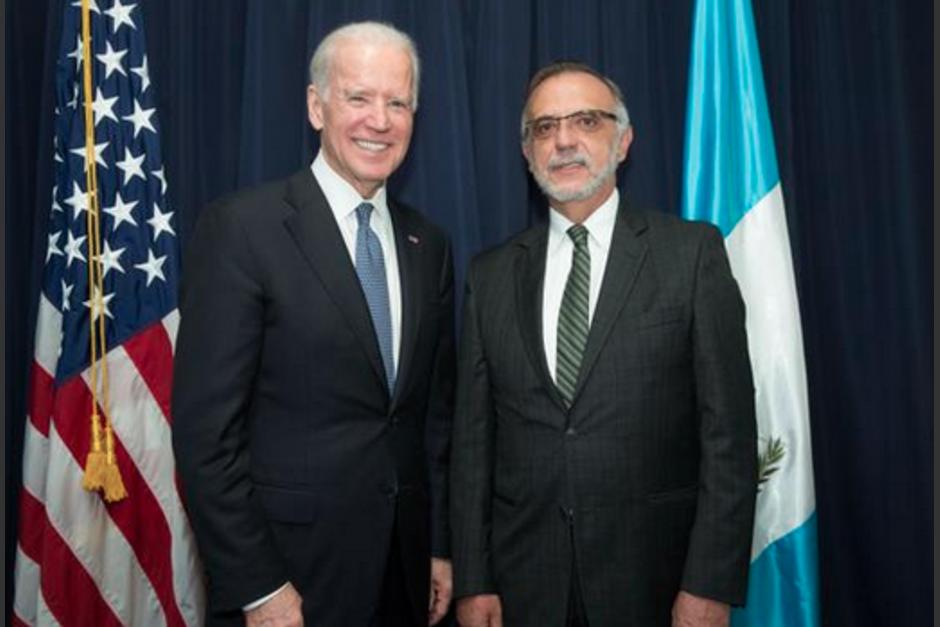 El vicepresidente de Estados Unidos se reunió con el Comisionado Velázquez en Guatemala. &nbsp;(Foto: Internet)&nbsp;