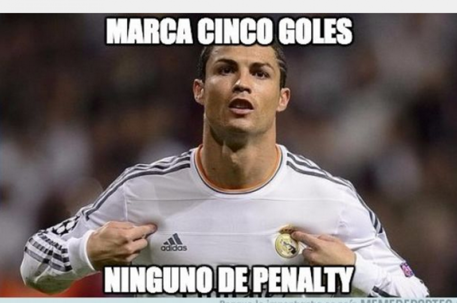 Los "memes" llegaron con la goleada 9-1 del Madrid sobre el Granada. (Foto: Internet)
