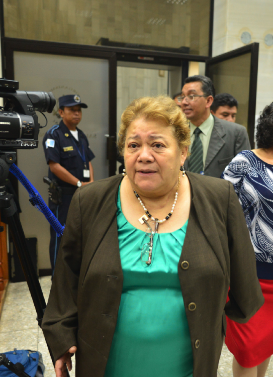 La jueza Marta Sierra de Stalling vedó el ingreso de periodistas a una audiencia del caso La Línea. (Foto: Archivo/Soy502)&nbsp;