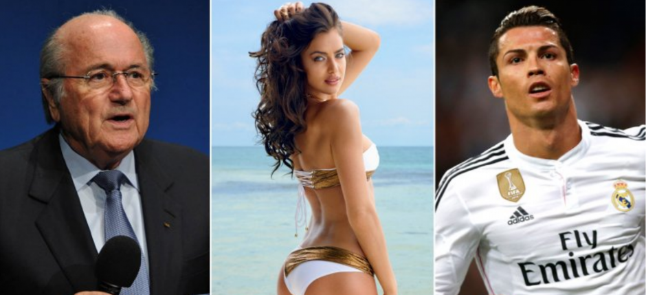 Irina Shayk estuvo al centro de la polémica por una supuesta relación con Joseph Blatter. Lo que no se sabe es si ya era pareja de Cristiano Ronaldo. (Foto: Infobae)