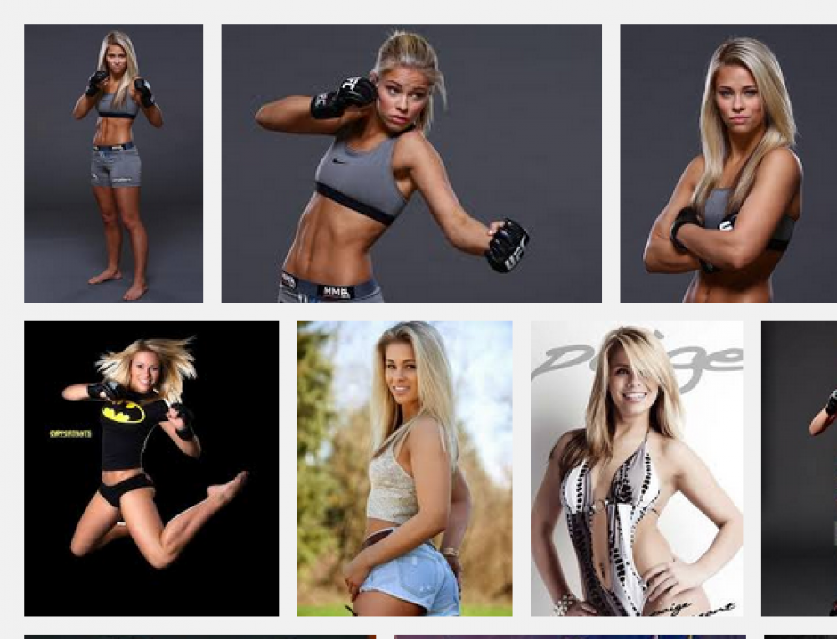 Paige VanZant es, sin duda, una de las consetidas en el mundo de la UFC.