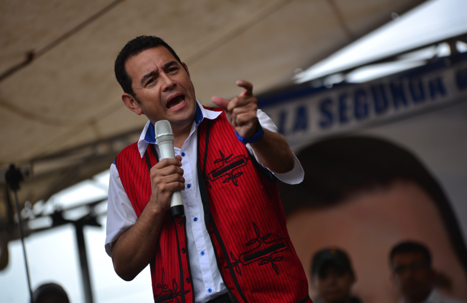 Jimmy Morales será el próximo Presidente de la República. (Foto: Wilder López/Soy502)&nbsp;