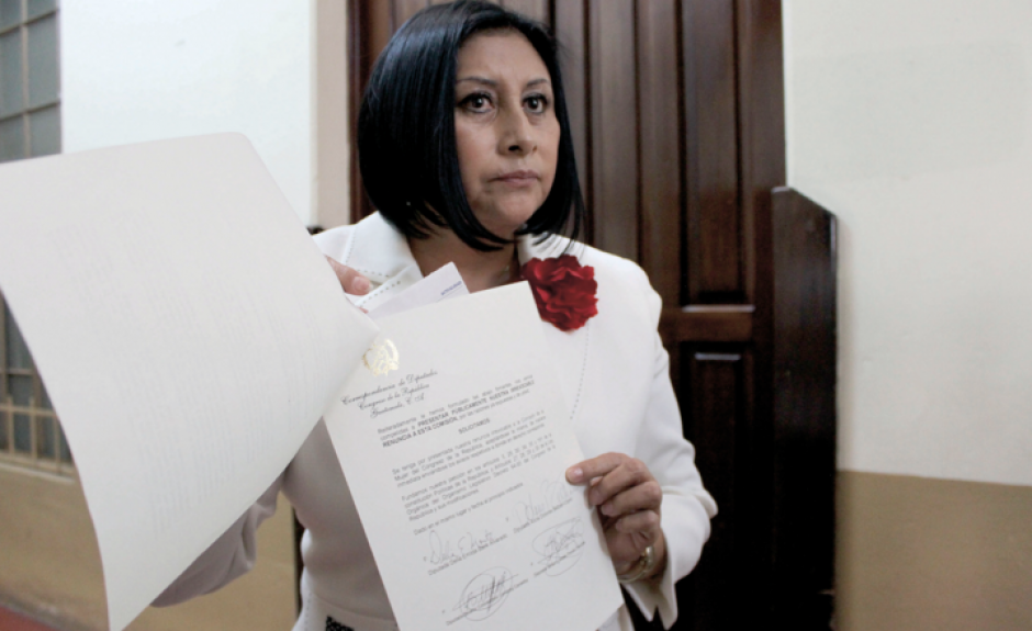 Sobre la diputada pesa una solicitud de antejuicio en su contra por varios delitos. &nbsp;(Foto: &nbsp;GuatemalaVisible)&nbsp;