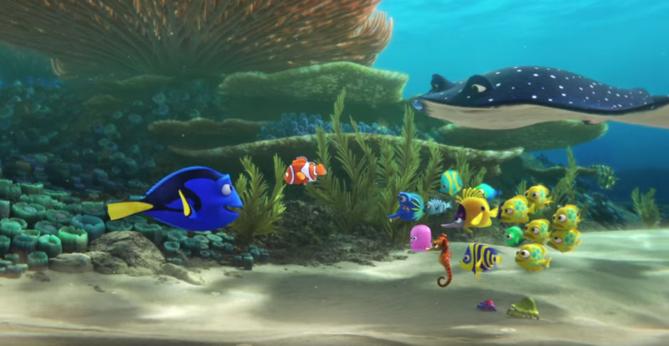 Dory se caracteriza por perder la memoria en el momento menos esperado. (Foto: YouTube)