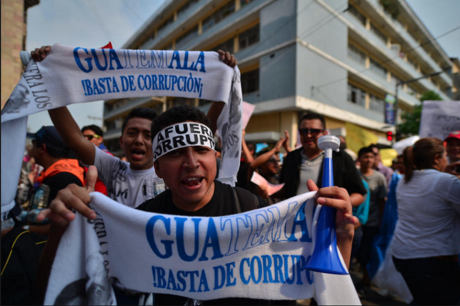 Los guatemaltecos recibirán al presidente Jimmy Morales con una manifestación pacífica. (Foto: Archivo/Soy502)&nbsp;