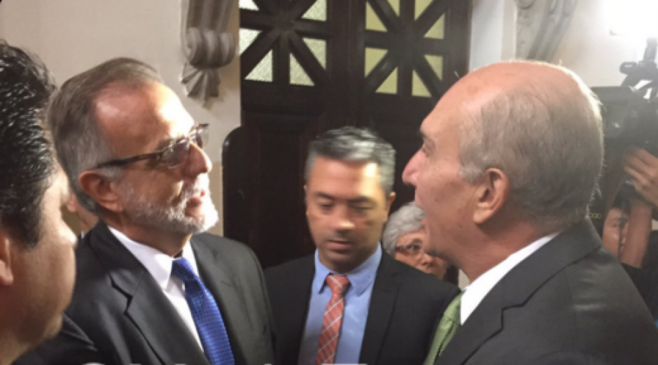 El presidente del Congreso Mario Taracena se reunió con el jefe de la CICIG Iván Velásquez. (Foto: CICIG/Twitter)