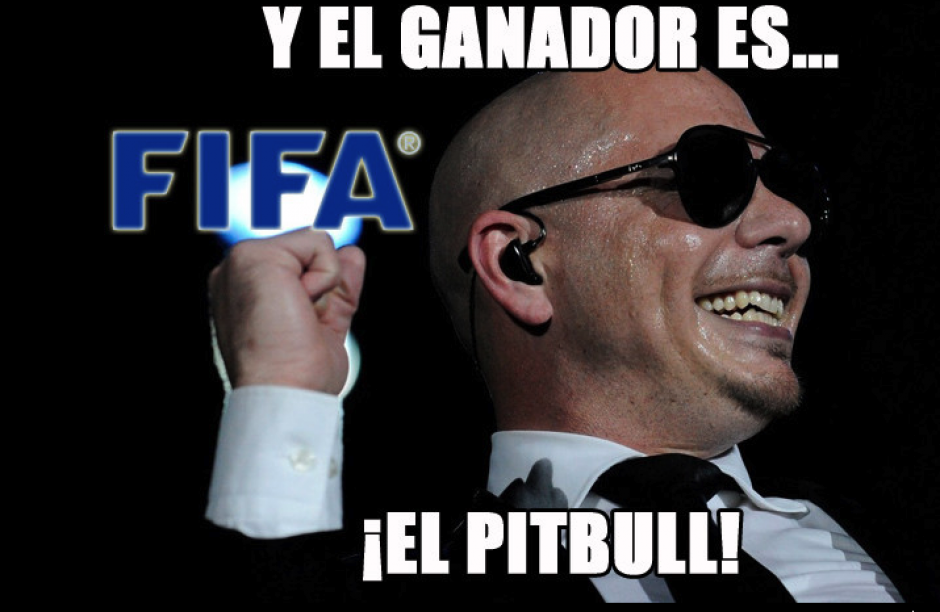 El nuevo presidente de la FIFA es comparado con Pitbull debido a su calvicie. (Imagen: mexico.as.com)