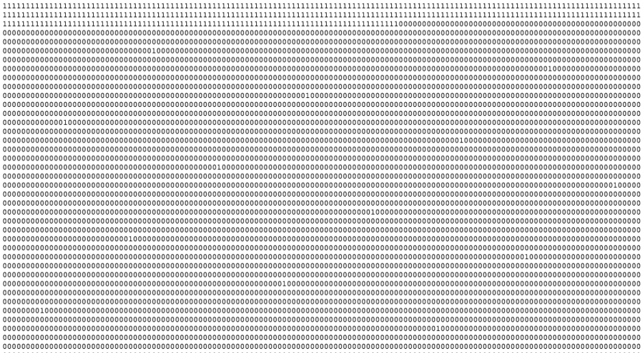 Código binario elaborado por el astrofísico para descifrar un mensaje alienígena. (Foto: mps.mpg.de)