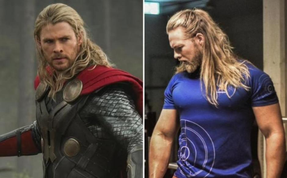 Lasse L. Matberg ha sorprendido a usuarios de Instagram por su parecido con el personaje de Thor. (Foto: The Telegraph)