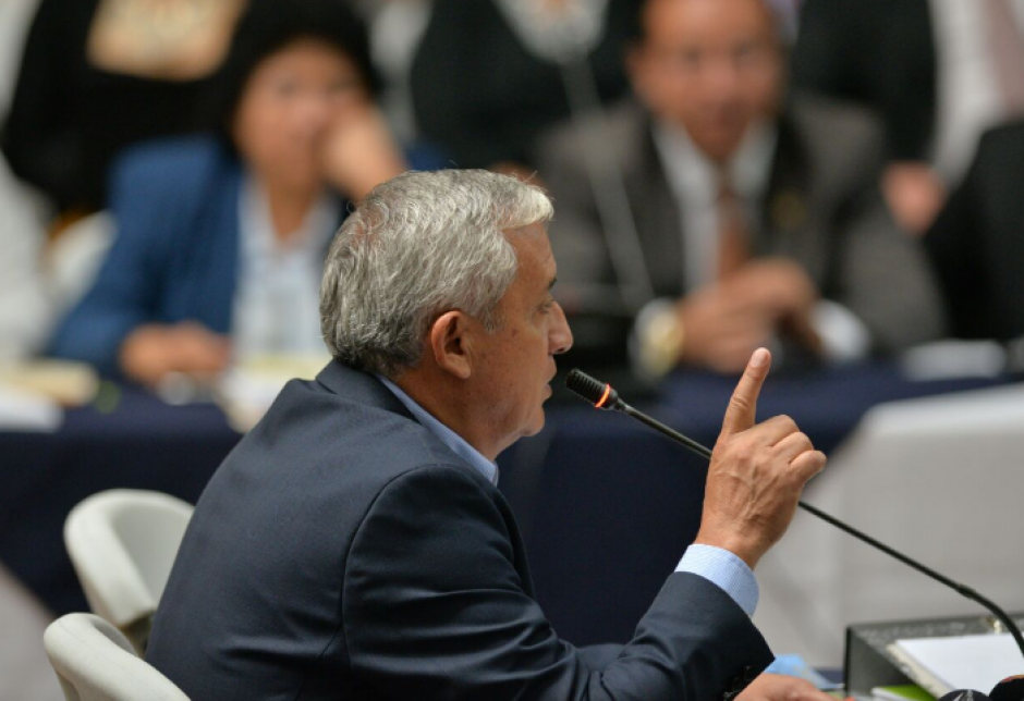 El expresidente calificó a Velásquez como una personalidad egocéntrica. (Foto: Wilder López/Soy502)
