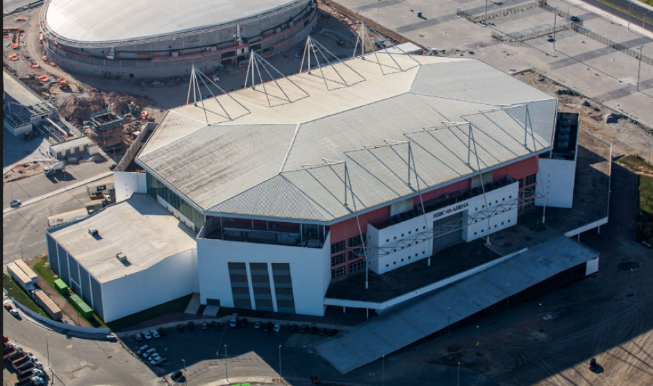 Imagen aérea de la Arena Olímpica de Río (Rio2016.com)