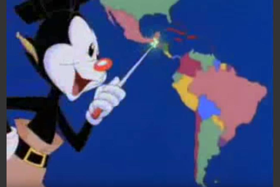 El nuevo "meme" que señala a Guatemala es parte de uno de los capítulos de los Animaniacs. (Captura de pantalla: YouTube)