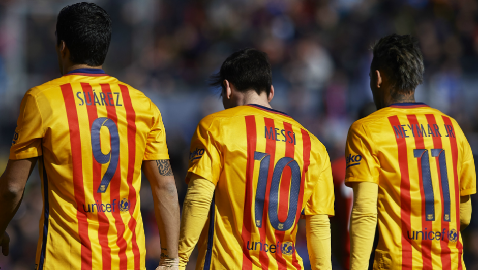 La MSN, el temible trío del FC Barcelona. (Foto: Sport)