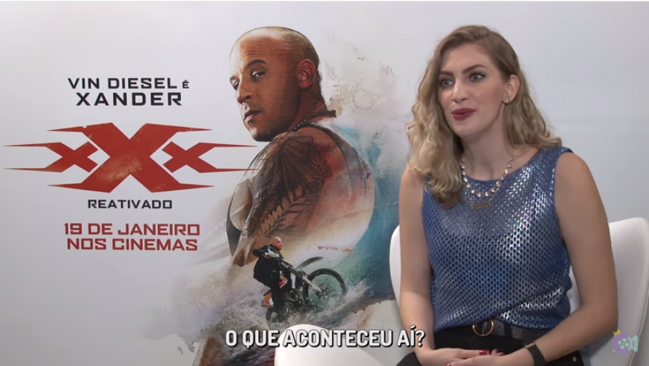 Vin Diesel incomodó a una periodista brasileña con sus comentarios. (Captura Youtube)