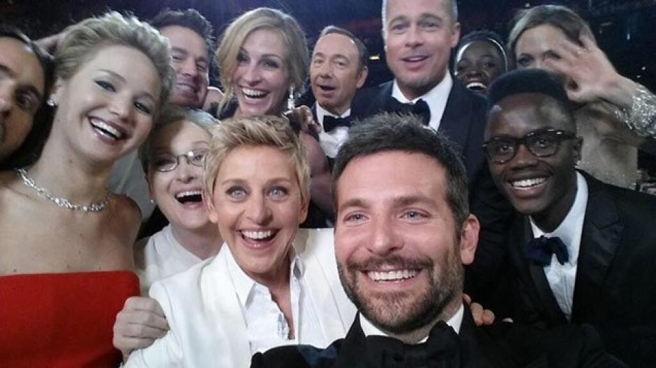 La foto selfie más popular en la historia de las redes sociales.&nbsp;