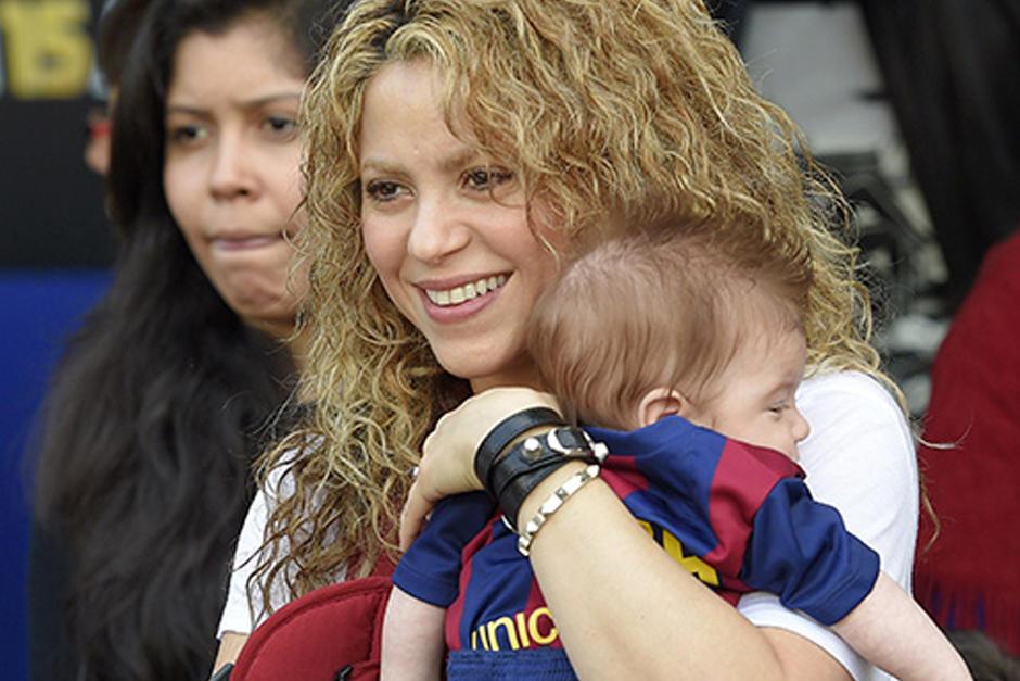 El hijo menor de Shakira, Sasha nació en enero de 2015. (Foto: Archivo)