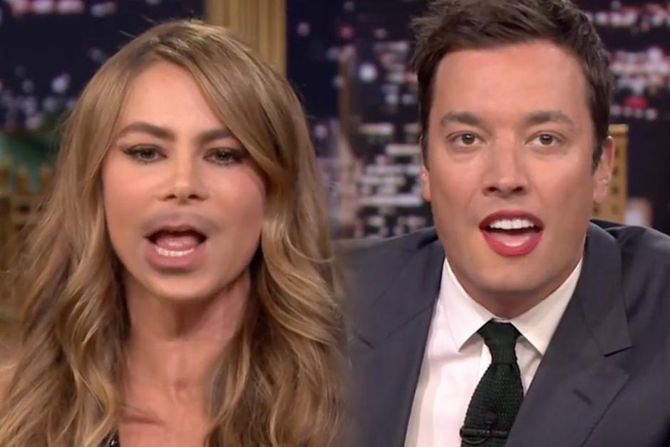 Sofía Vergara y Jimmy Fallon