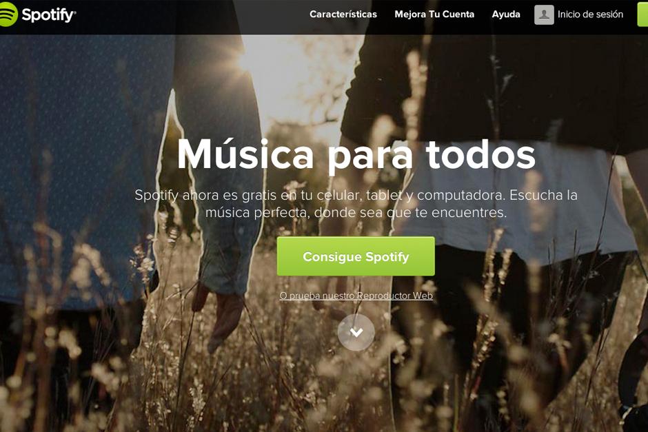 La plataforma Spotify donde se permite escuchar música desde la web, se podrá usar en Latinoámerica.&nbsp;