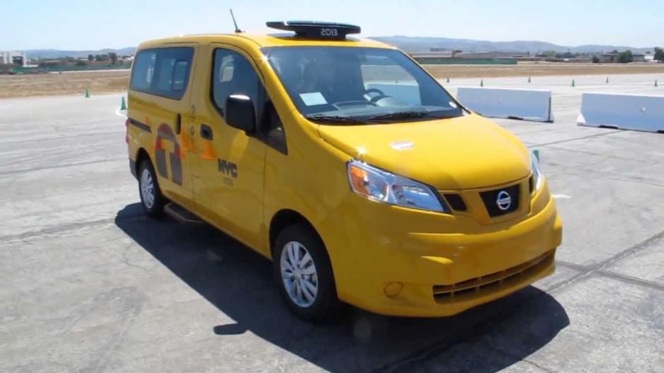 Imagen del modelo NV200 de Nissan, catalógado como el "Taxi del Mañana" en Nueva York. (Foto: youtube.com)