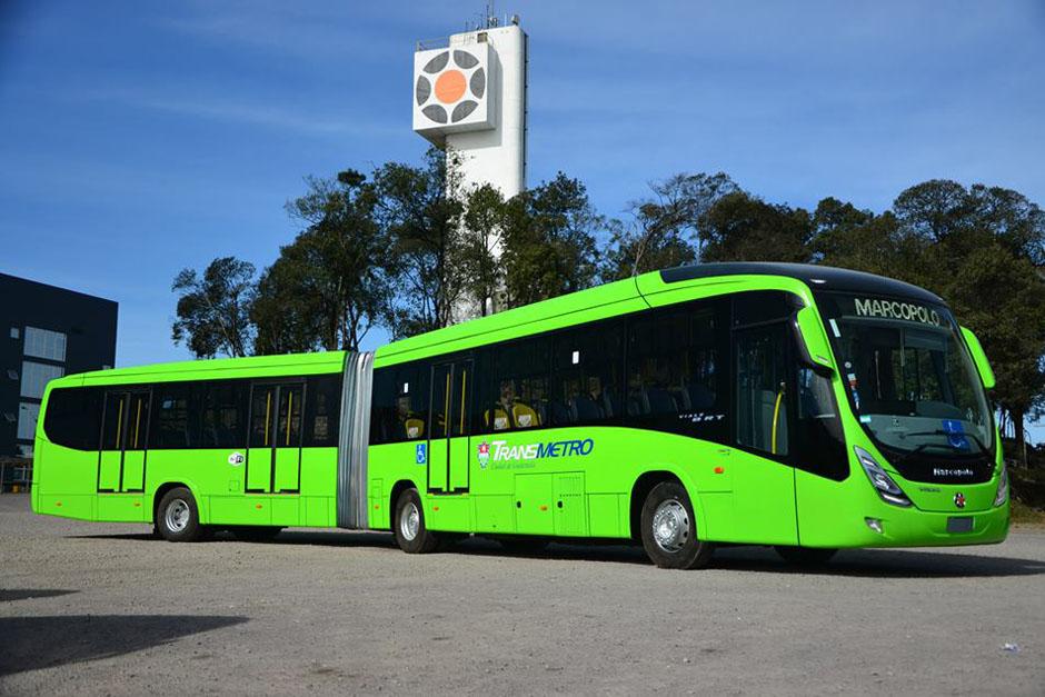 El sistema articulado de buses, Transmetro, podría llegar este año a la zona 13, en Santa Fe y concluir así el Corredor Central. (Foto: Transmetro/MuniGuate)