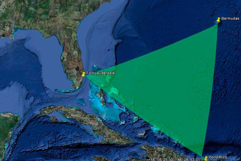 El Triángulo de las Bermudas se&nbsp;forma entre las islas Bermudas, Puerto Rico y Miami en Florida, Estados Unidos. Durante años ha sido un objeto de misterios. (Foto:&nbsp;anunnakis.es)&nbsp;&nbsp;&nbsp;